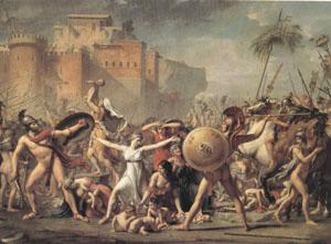 Jacques-Louis  David The Intervention of the Sabine Women (mk05) Norge oil painting art